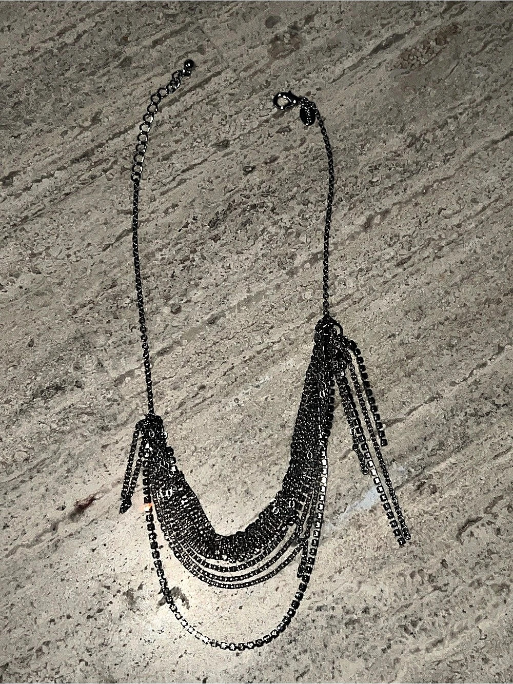 Layered Chain Statement Necklace